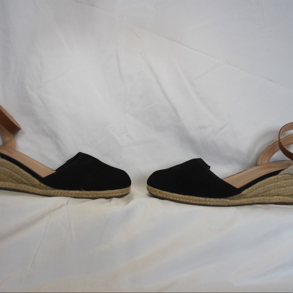 Dream Pairs Shoes - Dream Pairs Women's  Espadrille Black Wedge Heels Sandals Size 9 1/2 Gen…